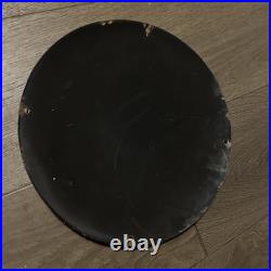 Vintage style 12 domed Red Indian Motor Oil Gasoline Enamel Sign