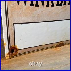 WANDERER Enamel Sign 19.3x12.6 (49x32cm) Rare Vintage Bike Showroom Metal Decor WANDERER Enamel Sign 19.3x12.6 (49x32cm) Rare Vintage Bike Showroom Metal Decor