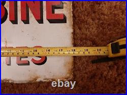 Will's Woodbine Cigarettes Vintage Enamel Sign (world Wide Postage Available)