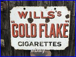 Wills Tobacco Vintage Enamel Sign