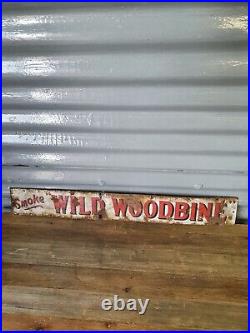 Wills Woodbine Vintage Enamel Sign