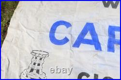Wills's Capstan Cigarettes Advertising Canvas Banner Poster Sign Vintage enamel