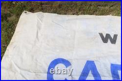 Wills's Capstan Cigarettes Advertising Canvas Banner Poster Sign Vintage enamel