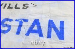 Wills's Capstan Cigarettes Advertising Canvas Banner Poster Sign Vintage enamel