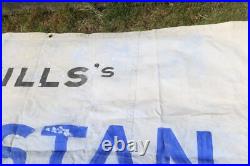 Wills's Capstan Cigarettes Advertising Canvas Banner Poster Sign Vintage enamel