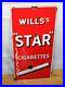 Wills_s_Star_Cigarettes_enamel_sign_advertising_mancave_garage_metal_vintage_ret_01_iyjj