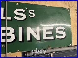 Wills's Woodbines Vintage Enamel Cigarette Sign