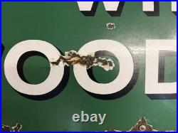 Wills's Woodbines Vintage Enamel Cigarette Sign