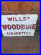 Willss_Woodbine_Cigarettes_Sign_Double_Sided_Enamel_Vintage_PRICE_REDUCED_01_tjlg