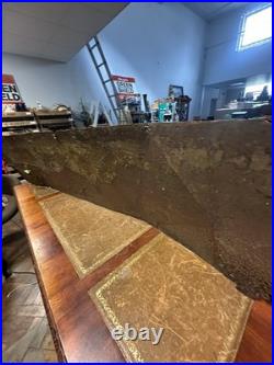 X-L 19thC Original automobile Cummins Brakes On Heater Enamel Sign VTG 202x49cm