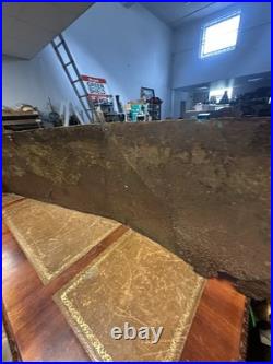 X-L 19thC Original automobile Cummins Brakes On Heater Enamel Sign VTG 202x49cm